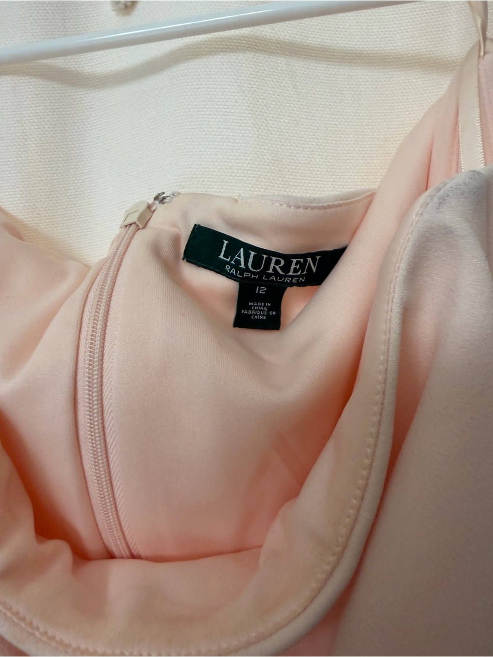 Lauren Ralph Lauren Blush Off-Shoulder Maxi Dress with Side Slit - Picture 5 of 9